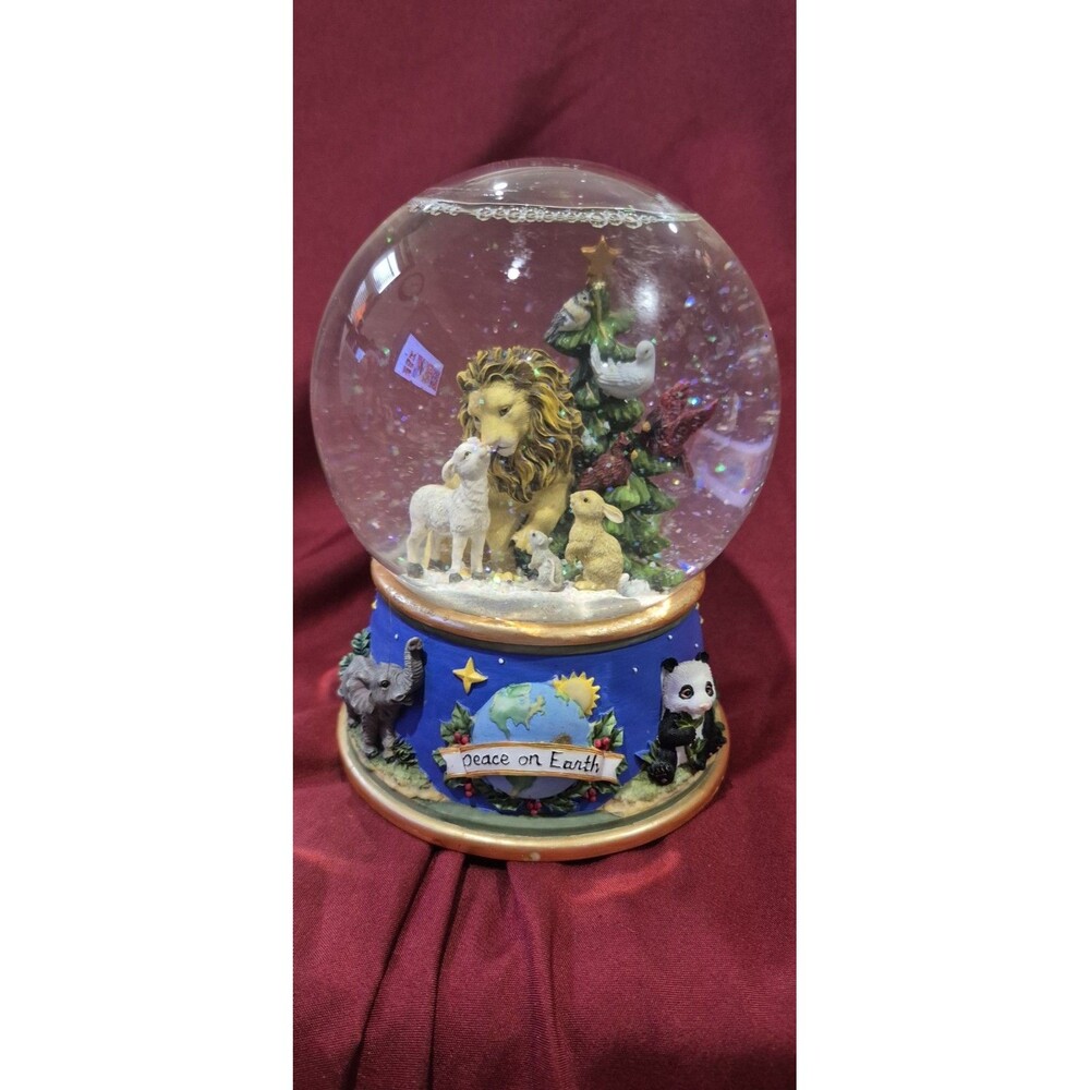 San Francisco Music Box Co Peace On Earth Snow Globe - AS IS / NO MUSIC